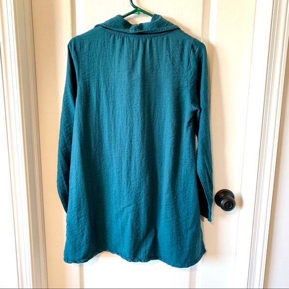 ET’ LOIS Cowl Neck “Helia” Tunic Blouse—SZ. XS - Picture 9 of 15